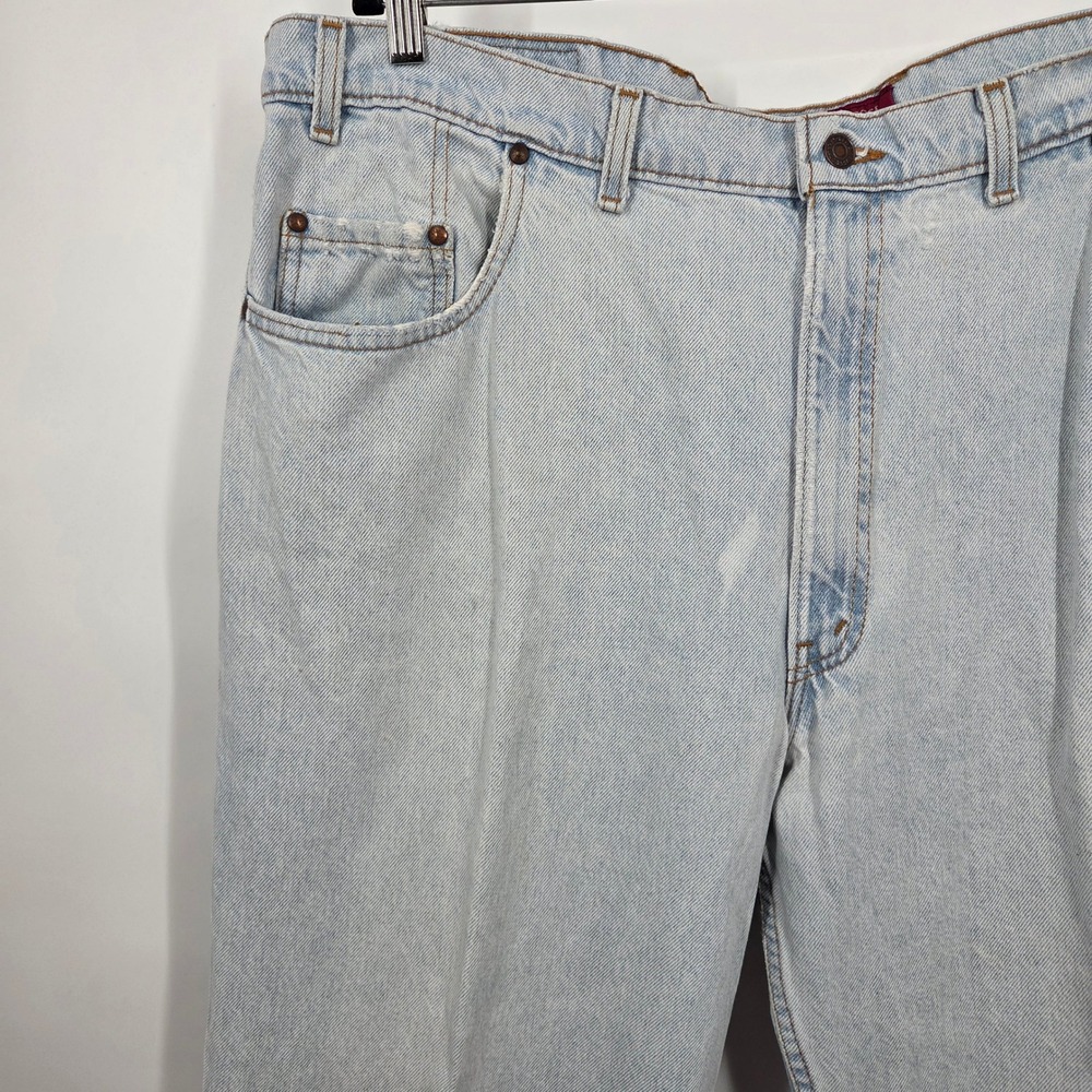 VTG Levis 560 Mens Loose Fit Tapered Leg Light Wash Blue 44x32 USA Baggy Skater - Picture 2 of 12